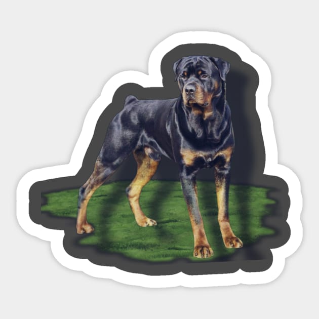 rottweiler Sticker by ZIID ETERNITY